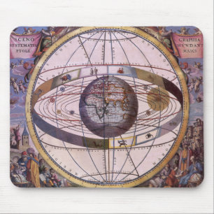 Tapis De Souris Antique système solaire Ptolémaïque, Andreas Cella