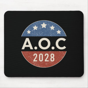 Tapis De Souris Aoc Alexandria Ocasio Cortez 2028 Pour Le Présiden