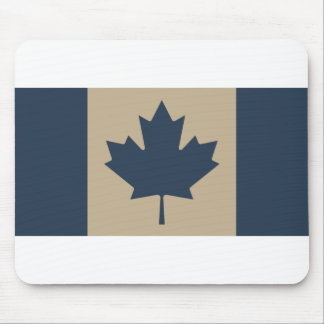 Tapis De Souris (AOP) Marine/Tan du drapeau canadien -