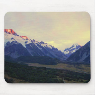 Tapis De Souris Aoraki/Mount Cook, Nouvelle-Zélande, à Sunrise