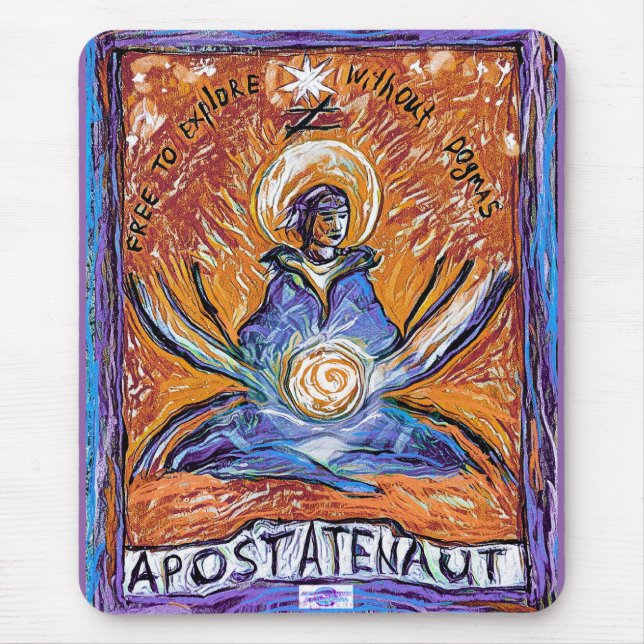 Tapis De Souris Apostatenaut - explorer sans dogmes (Devant)