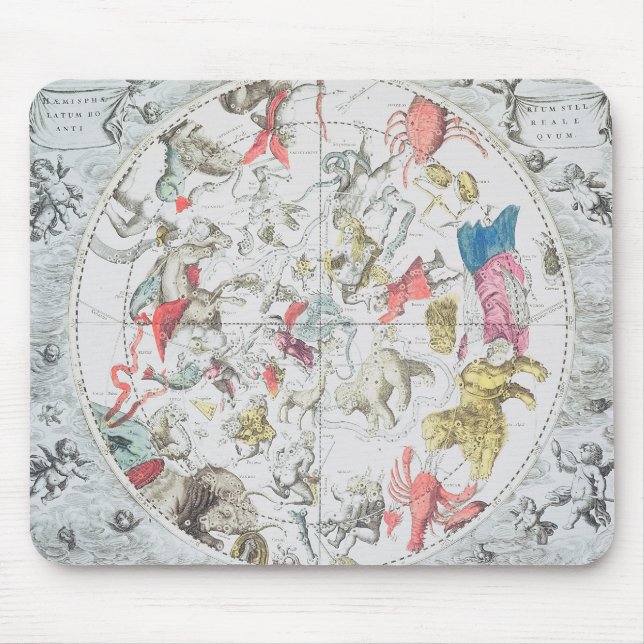 Tapis De Souris Apparence céleste les signes du zodiaque (Devant)
