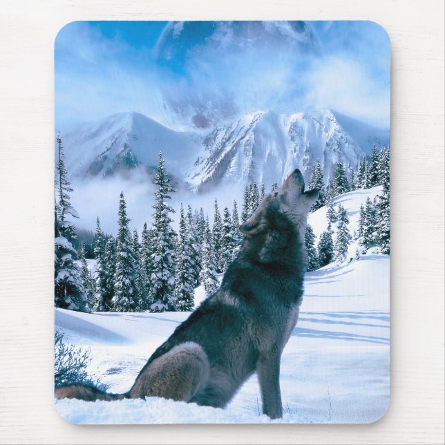 Tapis De Souris Appel de loup (Devant)