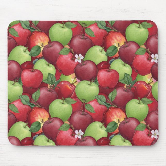 Tapis De Souris Apple Orchard Harvest (Devant)