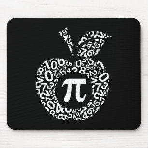 Tapis De Souris Apple Pi Algebra Sign Math Funny Pi Day Cadeau