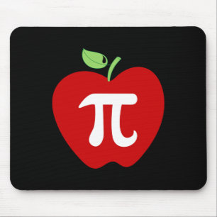 Tapis De Souris Apple Pi Pomme Pie Alimentation Amoureux Math Ense