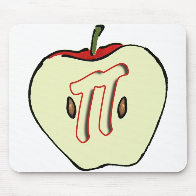 Tapis De Souris Apple pi (TARTE) 3,14 (Devant)