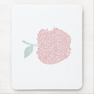 Tapis De Souris Apple Word cloud art