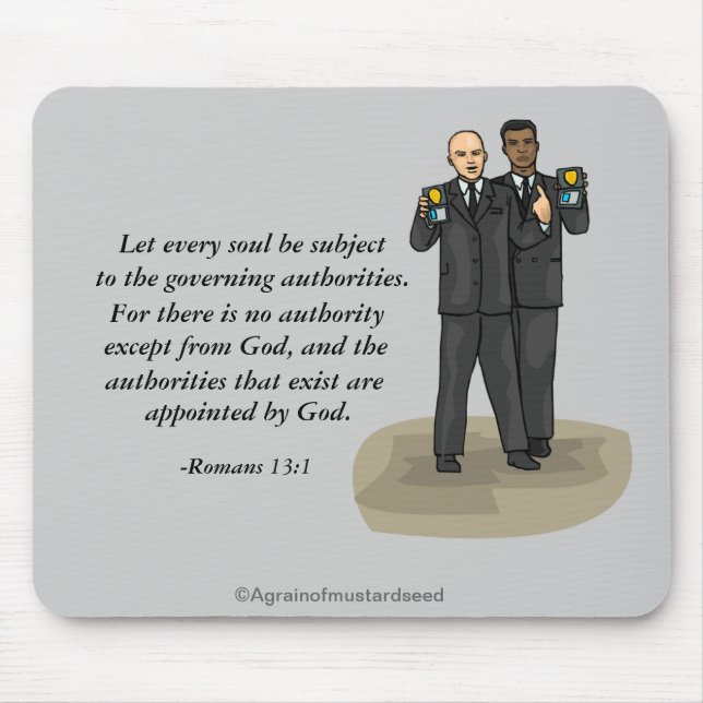 Tapis De Souris Application de la loi (Devant)