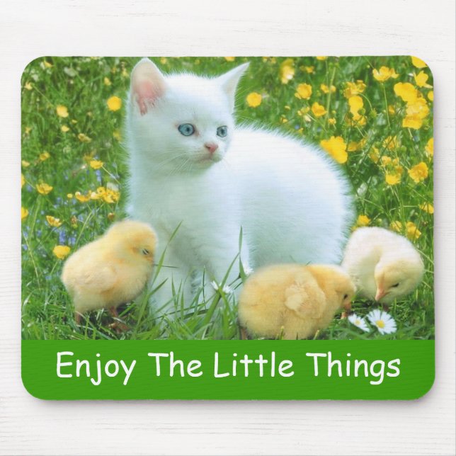 Tapis De Souris Appréciez les petites choses (Devant)