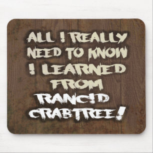 Tapis De Souris Appris de Crabtree rance Mousepad