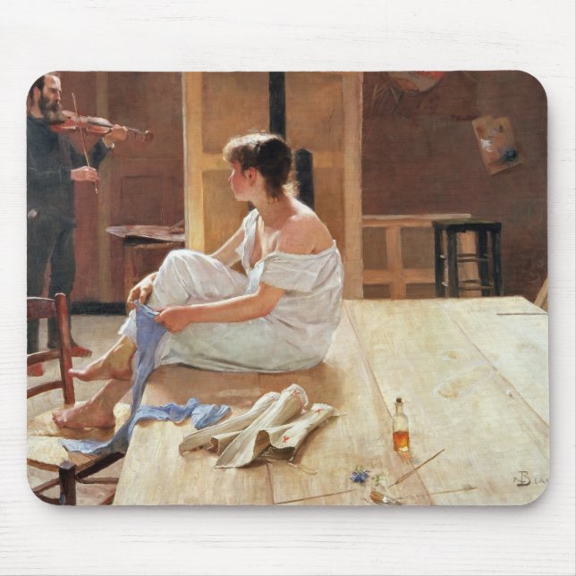 Tapis De Souris Après la pose, 1884 (Devant)