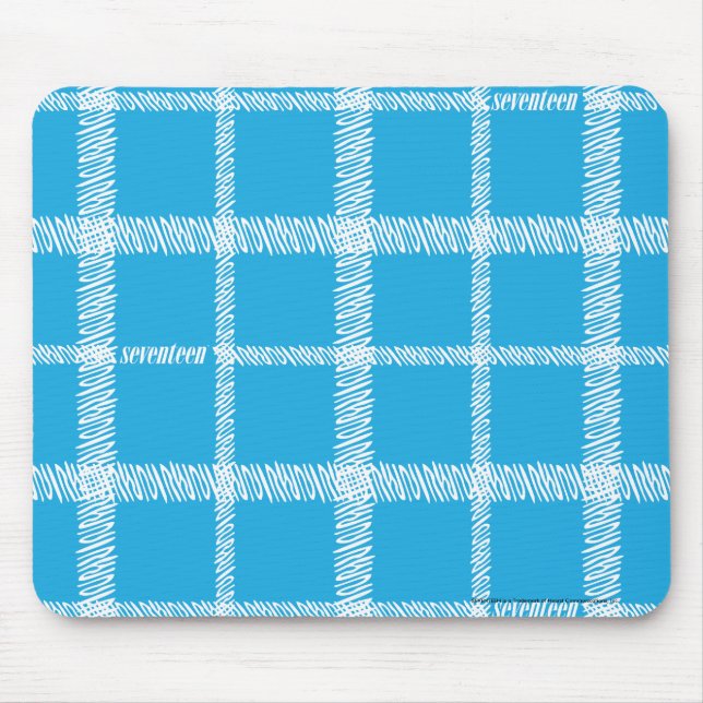 Tapis De Souris Aqua de plaid (Devant)