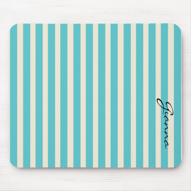 Tapis De Souris Aqua Stripes (Devant)