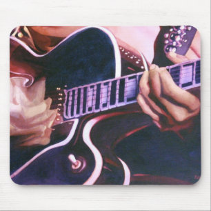 Tapis De Souris Aquarelle de joueur de guitare de "virtuose"