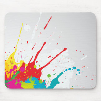 Tapis De Souris Aquarelle douce Aquarelle Art Acrylique Abstrait