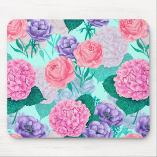 Tapis De Souris Aquarelle du jardin de printemps 2