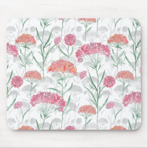 Tapis De Souris Aquarelle, fleurs.