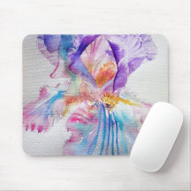Aquarelle Iris Fleur Peinture art irises