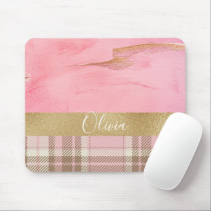 Tapis De Souris Aquarelle rose