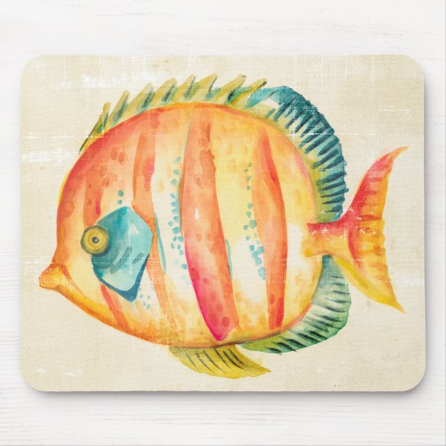Tapis De Souris Aquarium coloré Poisson (Devant)