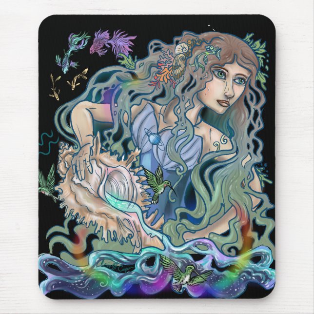 Tapis De Souris Aquarius Zodiac (Devant)