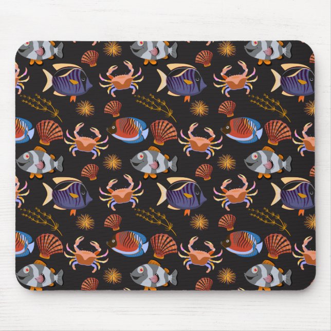 Tapis De Souris Aquatic animals | ocean underwater life (Devant)