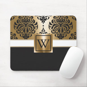 Tapis De Souris Arabes noirs et d'or