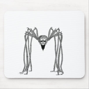 Tapis De Souris araignée . noir et blanc