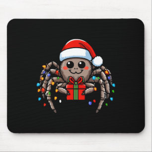 Tapis De Souris Araignée portant le chapeau de Noël Noël Noël Noël