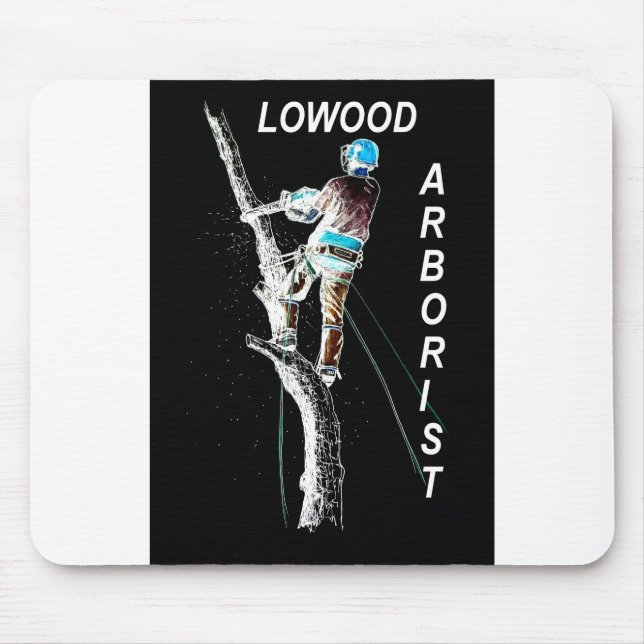 Tapis De Souris Arb Art Arboriste Arbre Chirurgien Chainsaw Paysag (Devant)