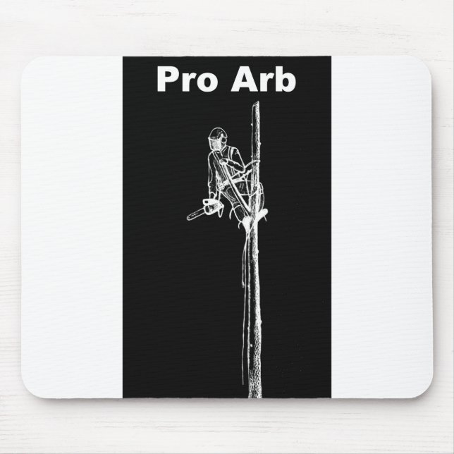 Tapis De Souris Arb Art Arboriste Arbre Chirurgien Chainsaw Paysag (Devant)