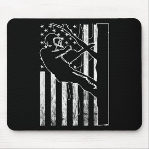 Tapis De Souris Arboriculteur Amérique États-Unis Outdoorsman Esca