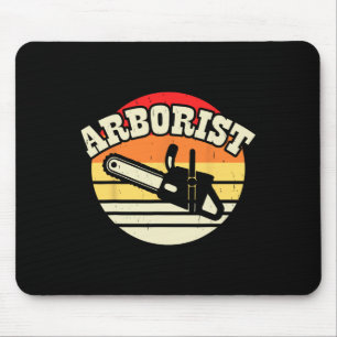 Tapis De Souris Arboriculteur Bûcheron Grimpeur d'arbres Coupeur E