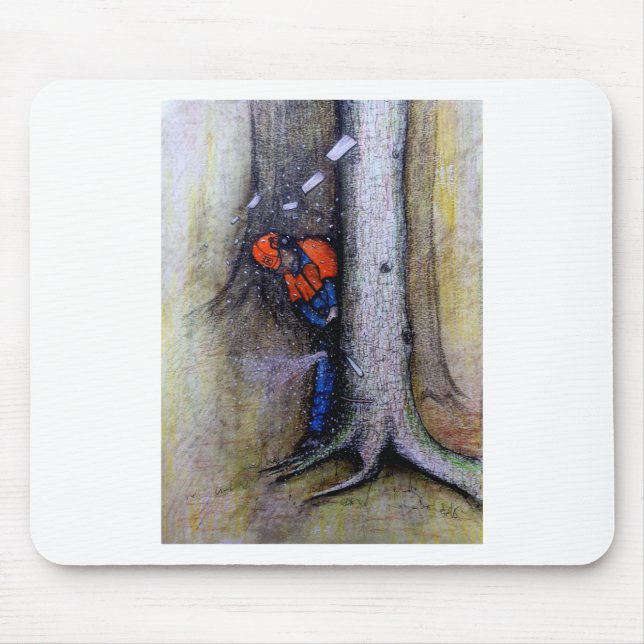 Tapis De Souris Arborist tree surgeon husqvarna (Devant)