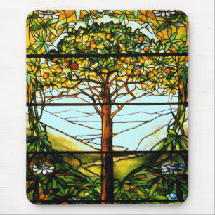 Tapis De Souris Arbre à fruits Pittoresque et collines Mousepad v
