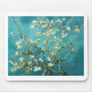 Tapis De Souris Arbre d'amande en fleurs - Vincent Van Gogh