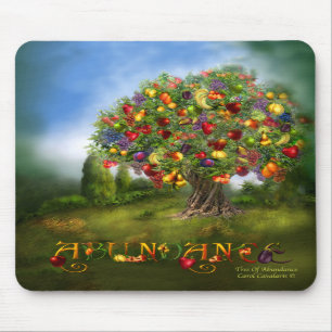 Tapis De Souris Arbre d'art Mousepad d'abondance
