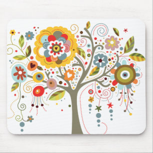 Tapis De Souris Arbre de floraison