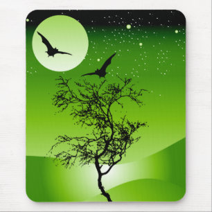 Tapis De Souris Arbre de Halloween