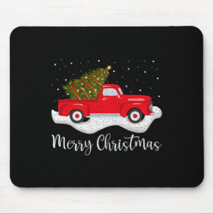 Tapis De Souris Arbre de Noël en Wagon vintage pour voitures Noël 