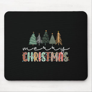 Tapis De Souris Arbre De Noël Joyeux Noël Pour Femmes Filles
