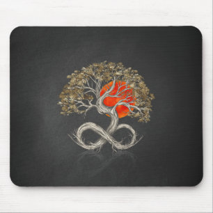 Tapis De Souris Arbre de vie - Lever de soleil de l'infini
