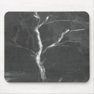 Tapis De Souris Arbre noir Mousepad