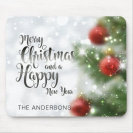 Tapis De Souris Arbre personnalisé | Mousepad de Joyeux Noël