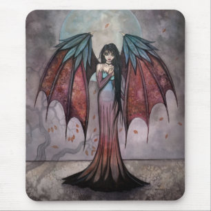 Tapis De Souris Arbres Ombreux Art Gothique Fantastique Vampire Fé