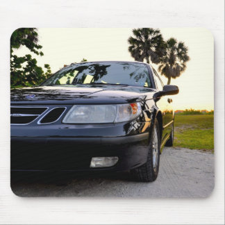 Tapis De Souris Arc de Saab 9-5 SportWagon 2005 dans le coucher du