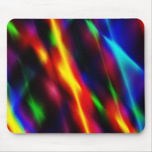 Tapis De Souris Arc-en-ciel Abstrait