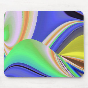 Tapis De Souris Arc-en-ciel Abstrait