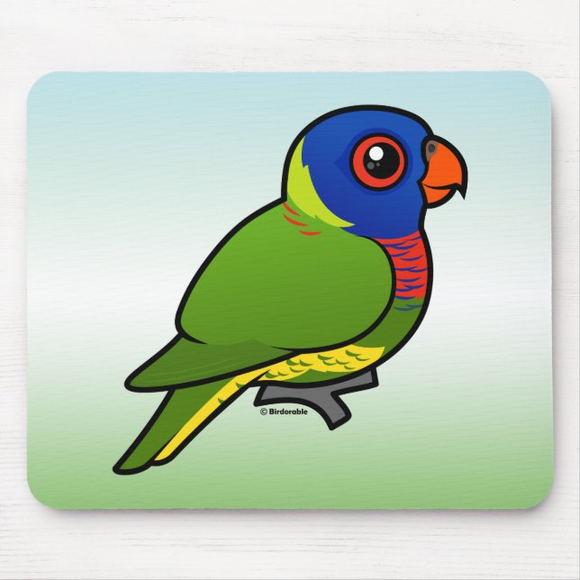 Tapis De Souris Arc-en-ciel Lorikeet de Birdorable (Devant)